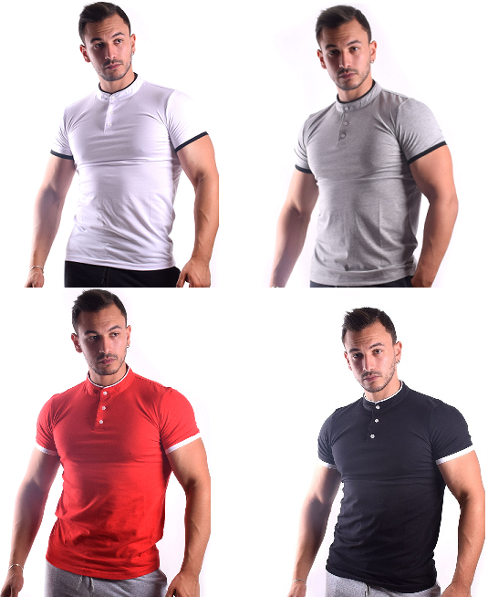 Pack 4 Polos Col MAO - Col (Chinois)