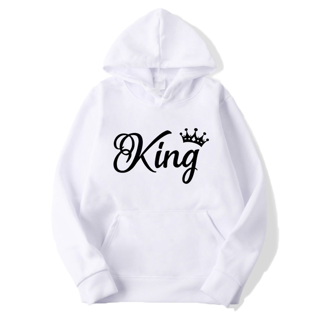Sweat à Capuche - king - Blanc