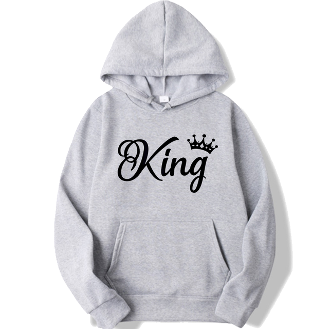 Sweat à Capuche - king - Gris