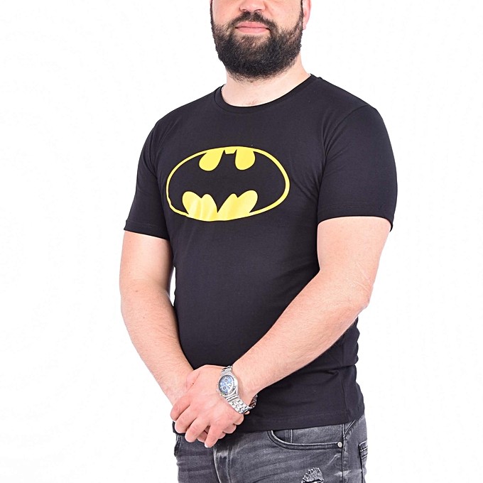 T-shirt - Noir - Batman Jaune