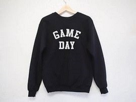 Sweat-shirt Noir - Game Day