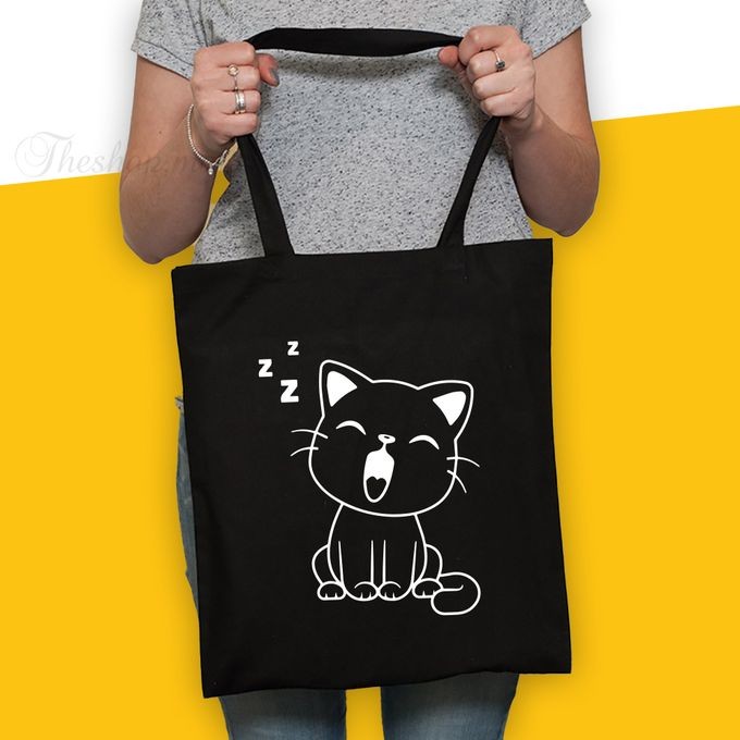 Tote Bag - CAT ZZZ - Noir