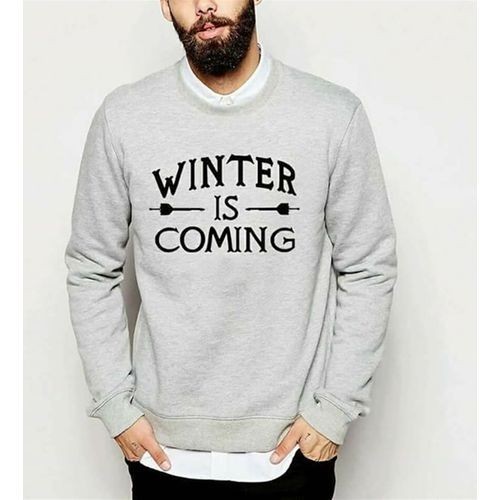 Sweat-shirt - Winter is Coming Gris