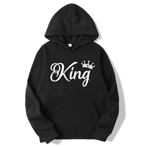 Sweat à Capuche - king - Noir