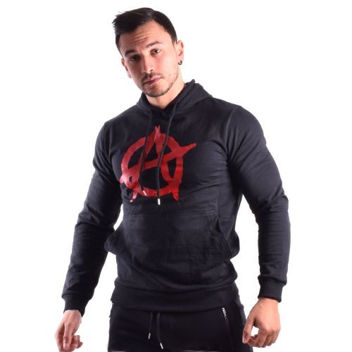 Sweat à Capuche - Anarchie - Noir