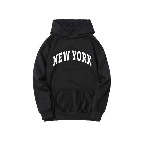 Sweat à Capuche - New York - Noir