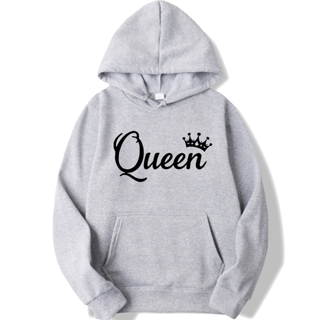 Sweat à Capuche - Queen - Gris