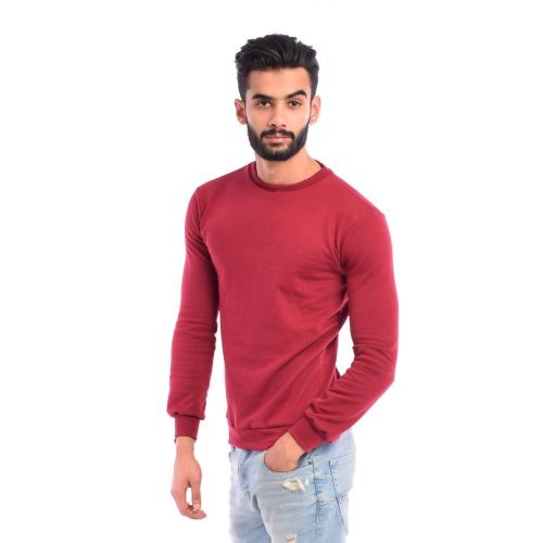 Sweat-shirt - Homme - Rouge